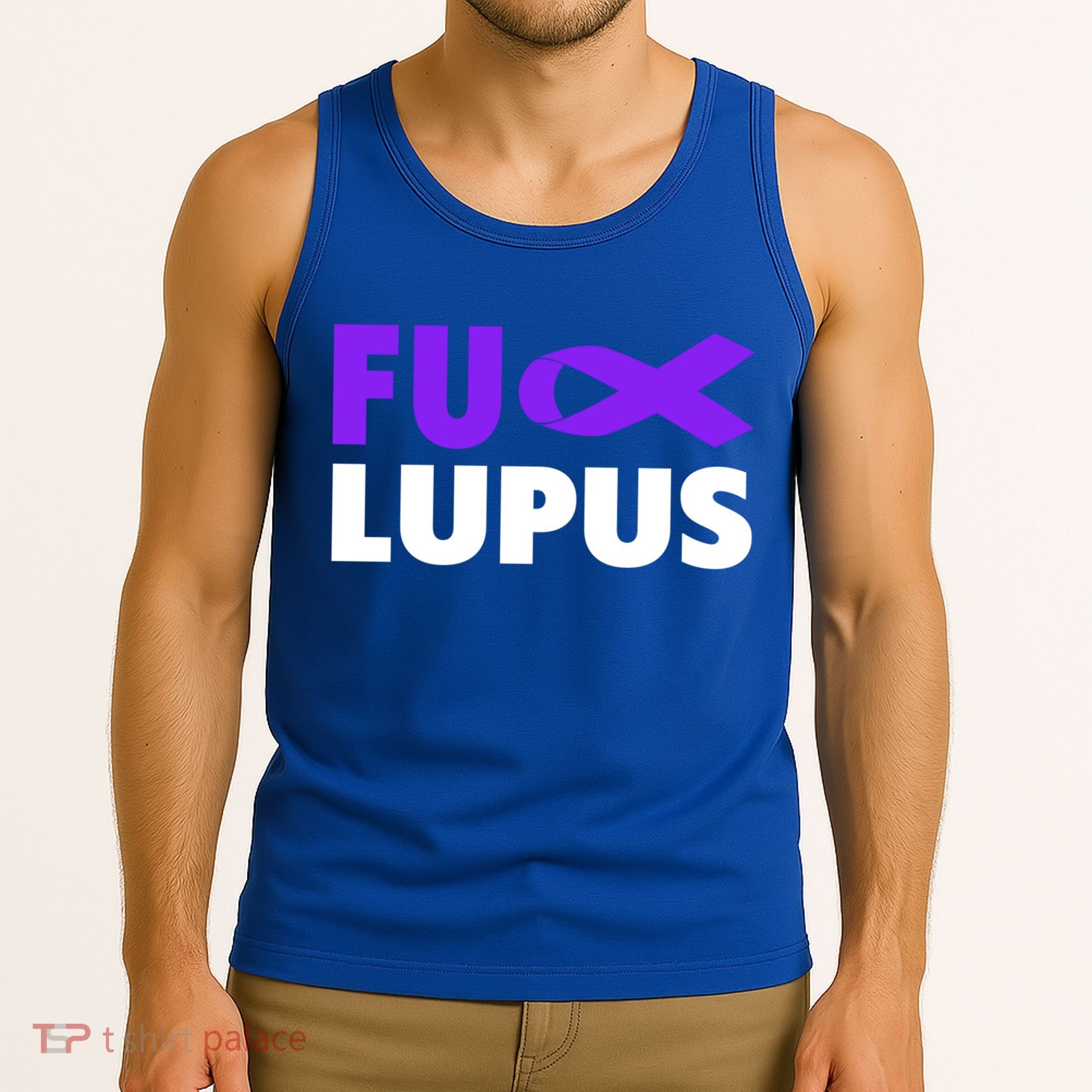 Fuck Lupus Gift Fu Lupus Awareness Meaningful Gift Tank Top