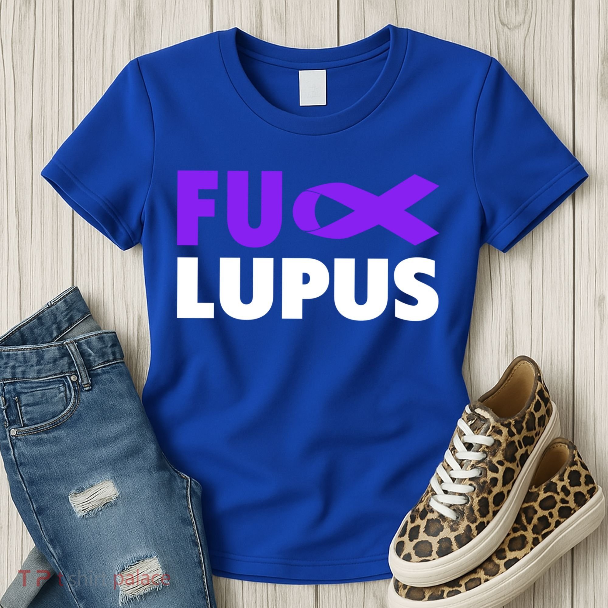 Fuck Lupus Gift Fu Lupus Awareness Meaningful Gift Women's T-Shirt