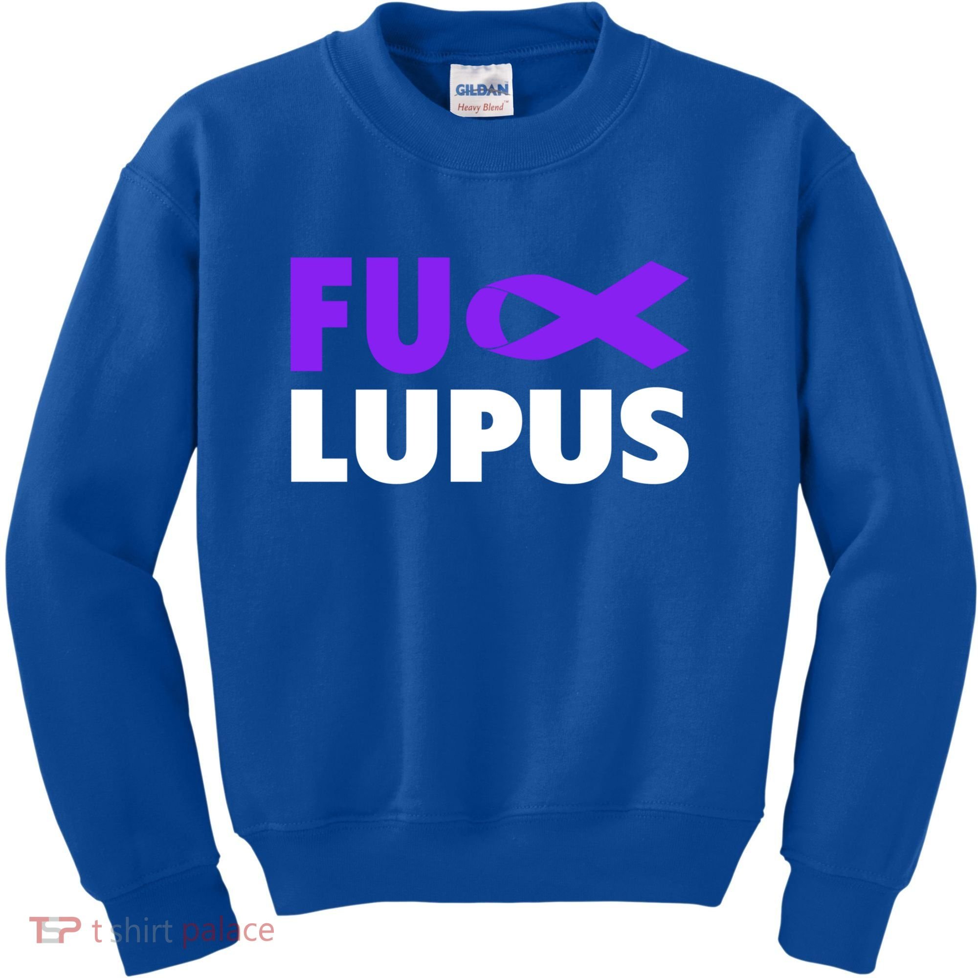 Fuck Lupus Gift Fu Lupus Awareness Meaningful Gift Kids Sweatshirt