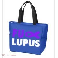 Fuck Lupus Gift Fu Lupus Awareness Meaningful Gift Tote Bag thumb 3