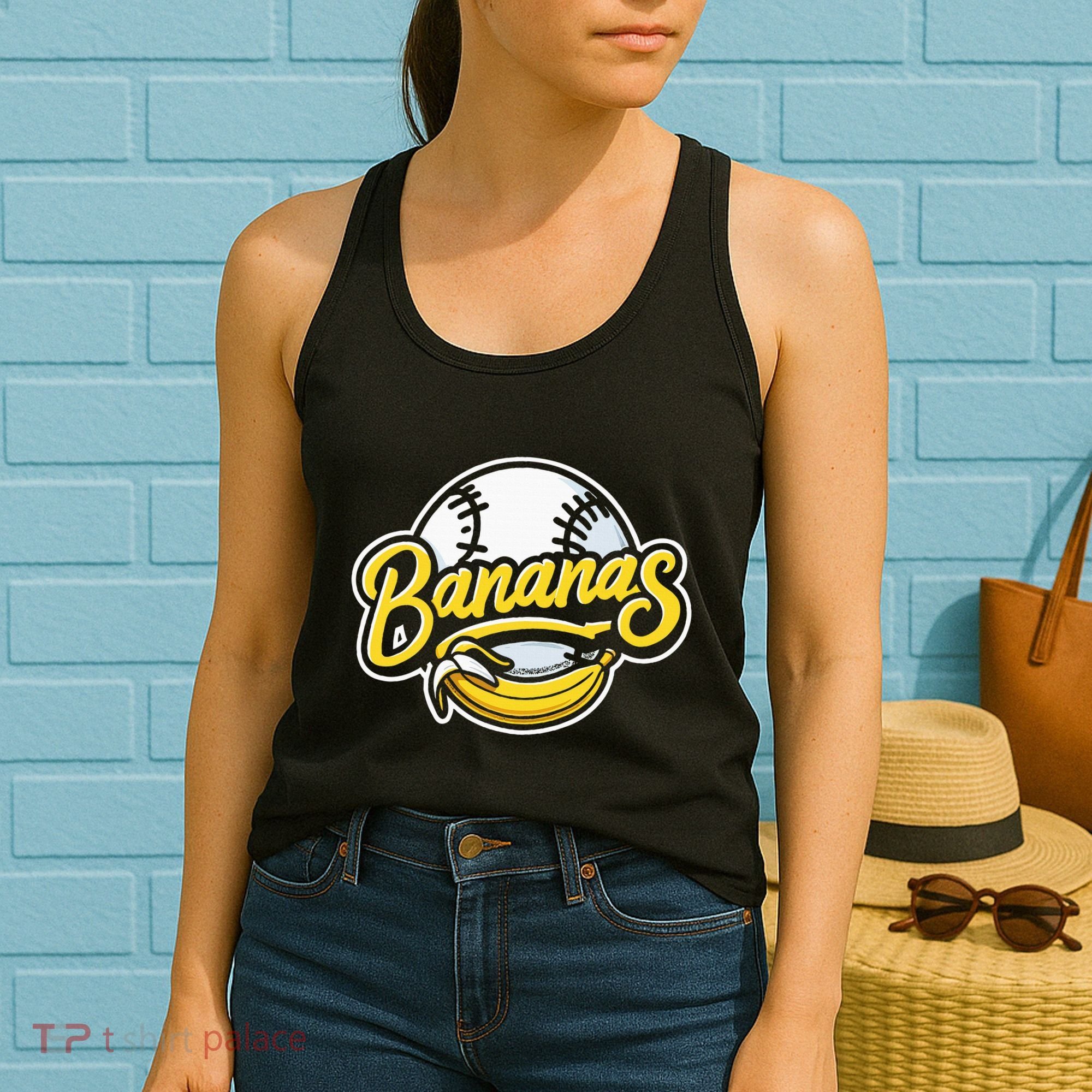 Funny LetS Go Bananas Women's Tank Top
