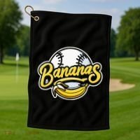 Funny LetS Go Bananas Golf Towel thumb 1