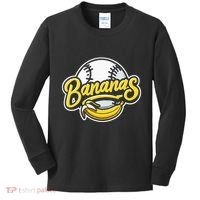 Funny LetS Go Bananas Kids Long Sleeve Shirt thumb 0
