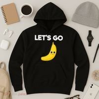 Funny LetS Go Bananas Hoodie thumb 3