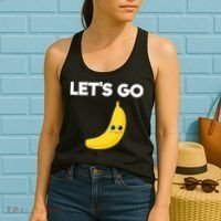 Funny LetS Go Bananas Women's Tank Top thumb 2
