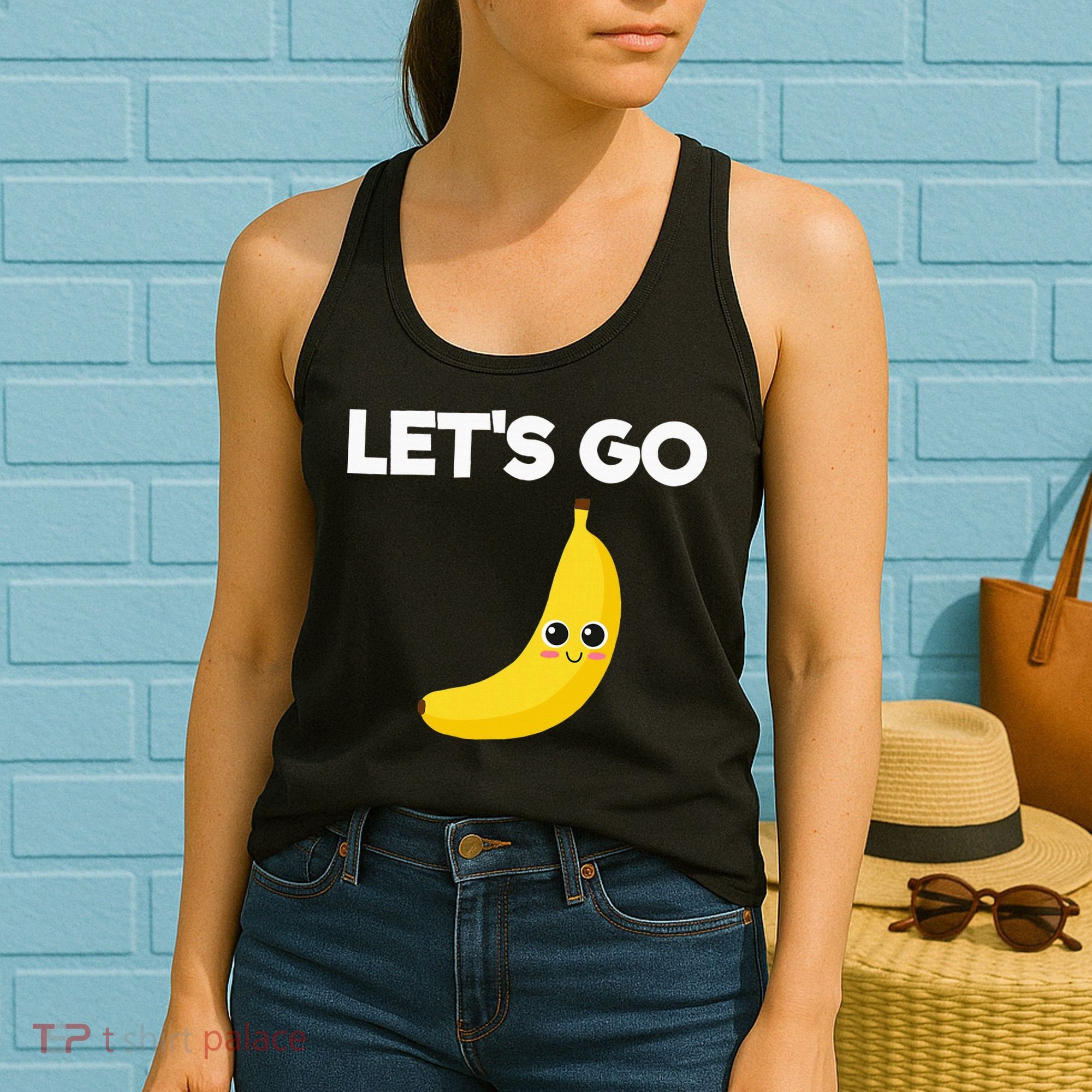 Funny LetS Go Bananas Women's Tank Top