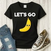 Funny LetS Go Bananas Women's T-Shirt thumb 3