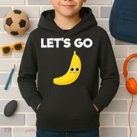 Funny LetS Go Bananas Kids Hoodie thumb 2