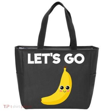 Funny LetS Go Bananas Tote Bag