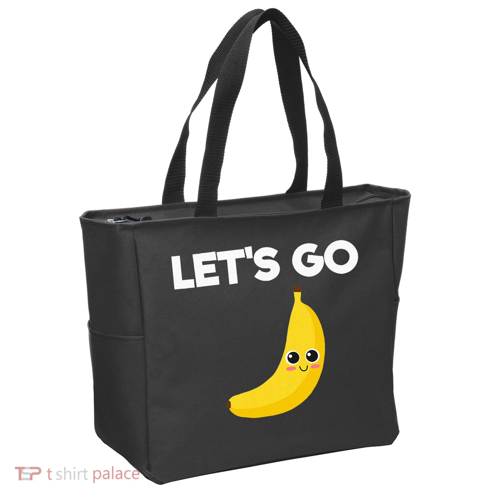 Funny LetS Go Bananas Tote Bag