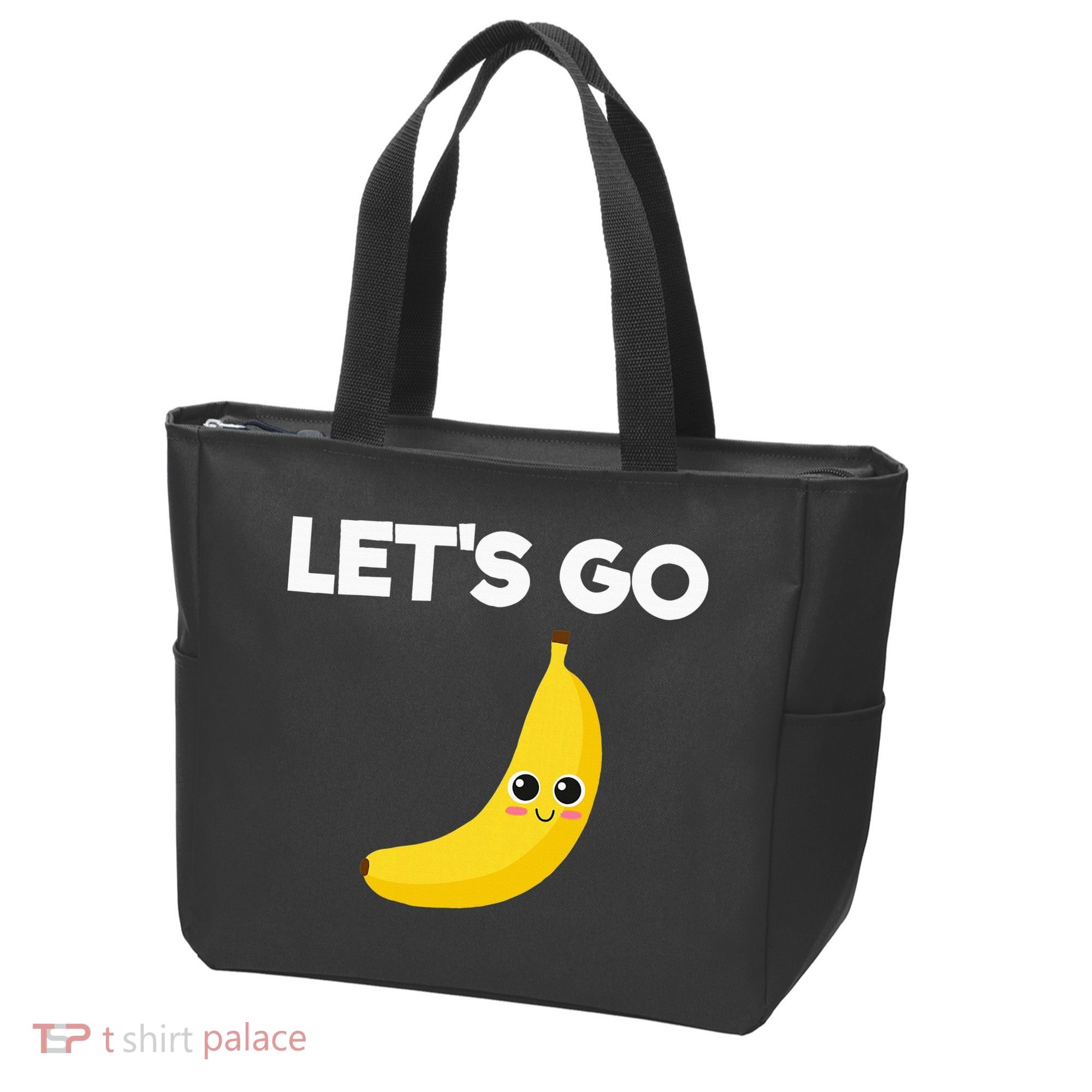 Funny LetS Go Bananas Tote Bag