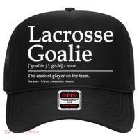 Funny Lacrosse Goalie Definition Quote Cool Hat thumb 0