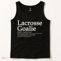 Funny Lacrosse Goalie Definition Quote Cool Tank Top thumb 2