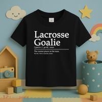 Funny Lacrosse Goalie Definition Quote Cool Toddler T-Shirt thumb 3