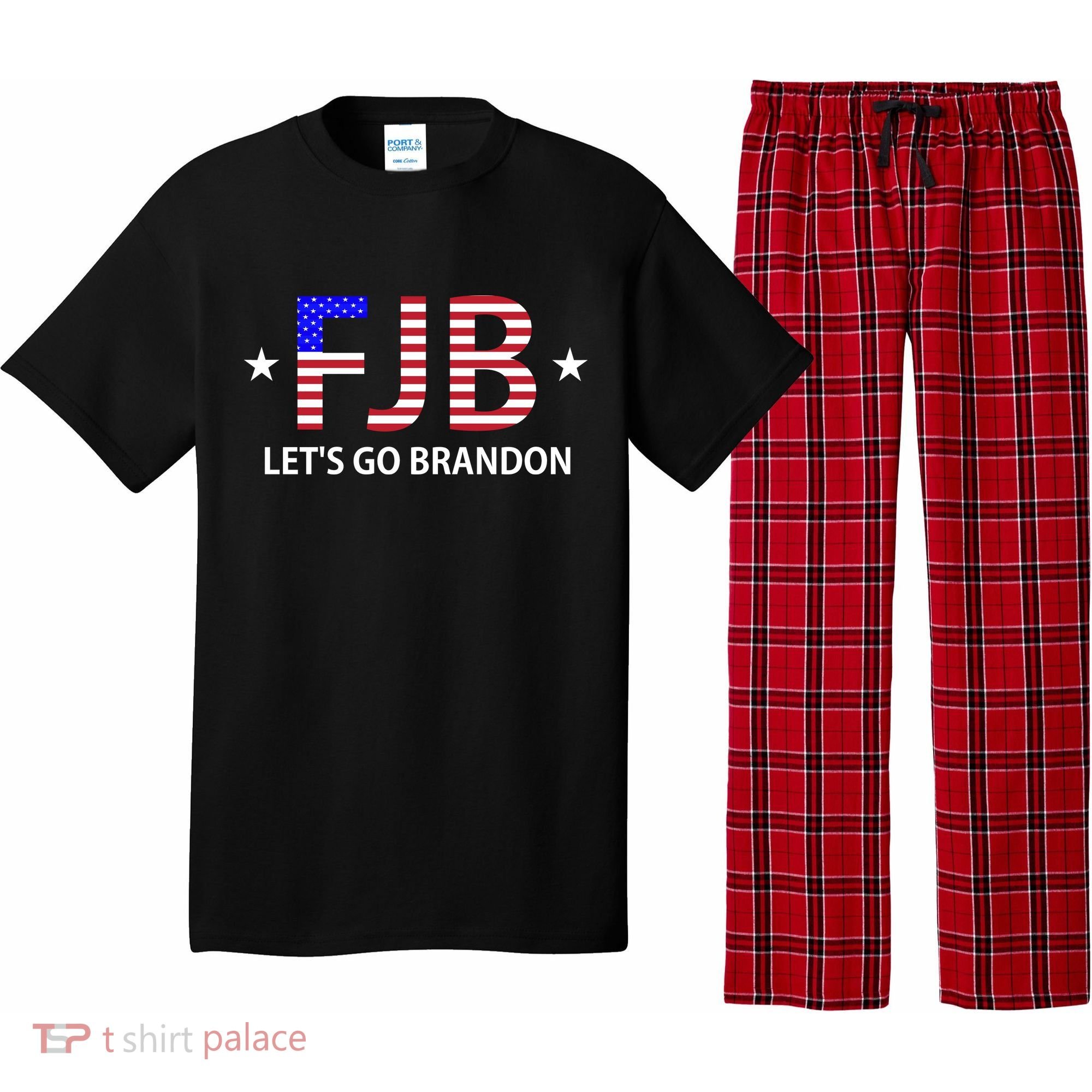FJB Let's Go Brandon Pajama Set
