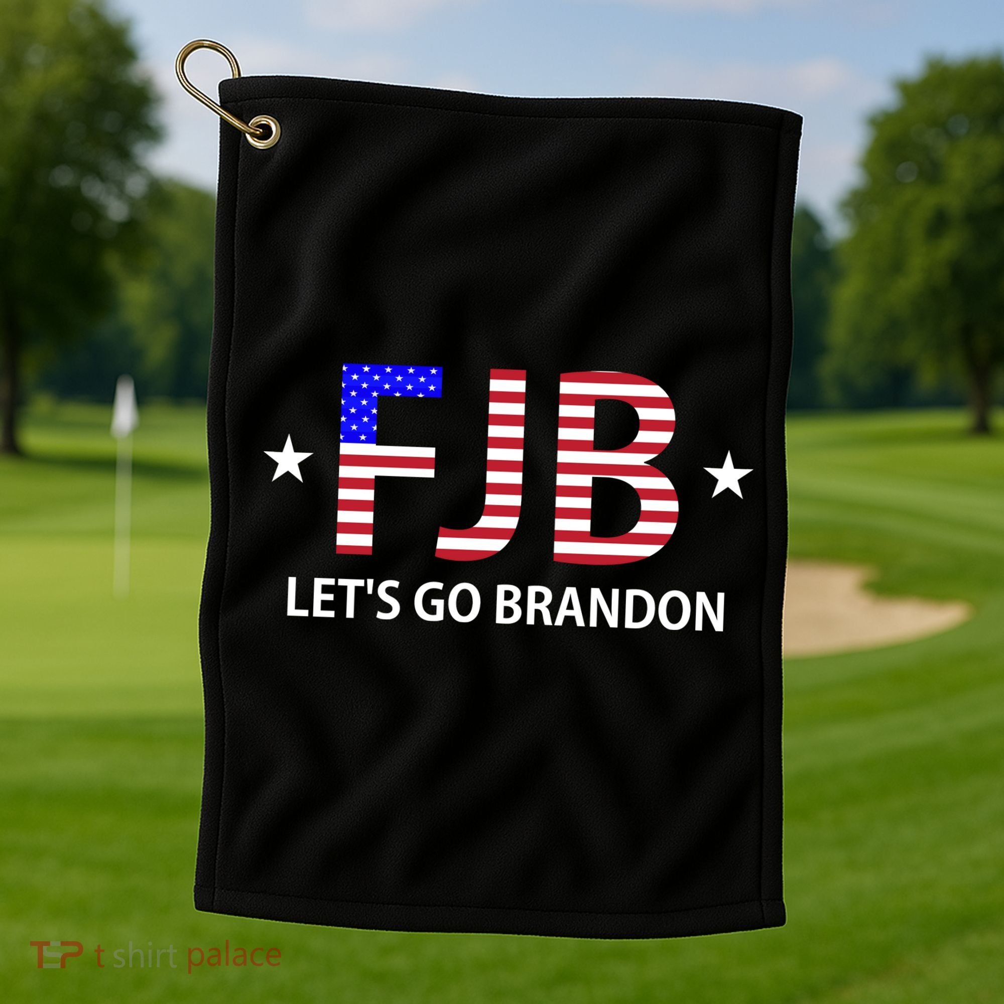 FJB Let's Go Brandon Golf Towel