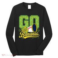 Funny LetS Go Bananas Graphic Long Sleeve Shirt thumb 0