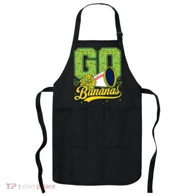 Funny LetS Go Bananas Graphic Apron