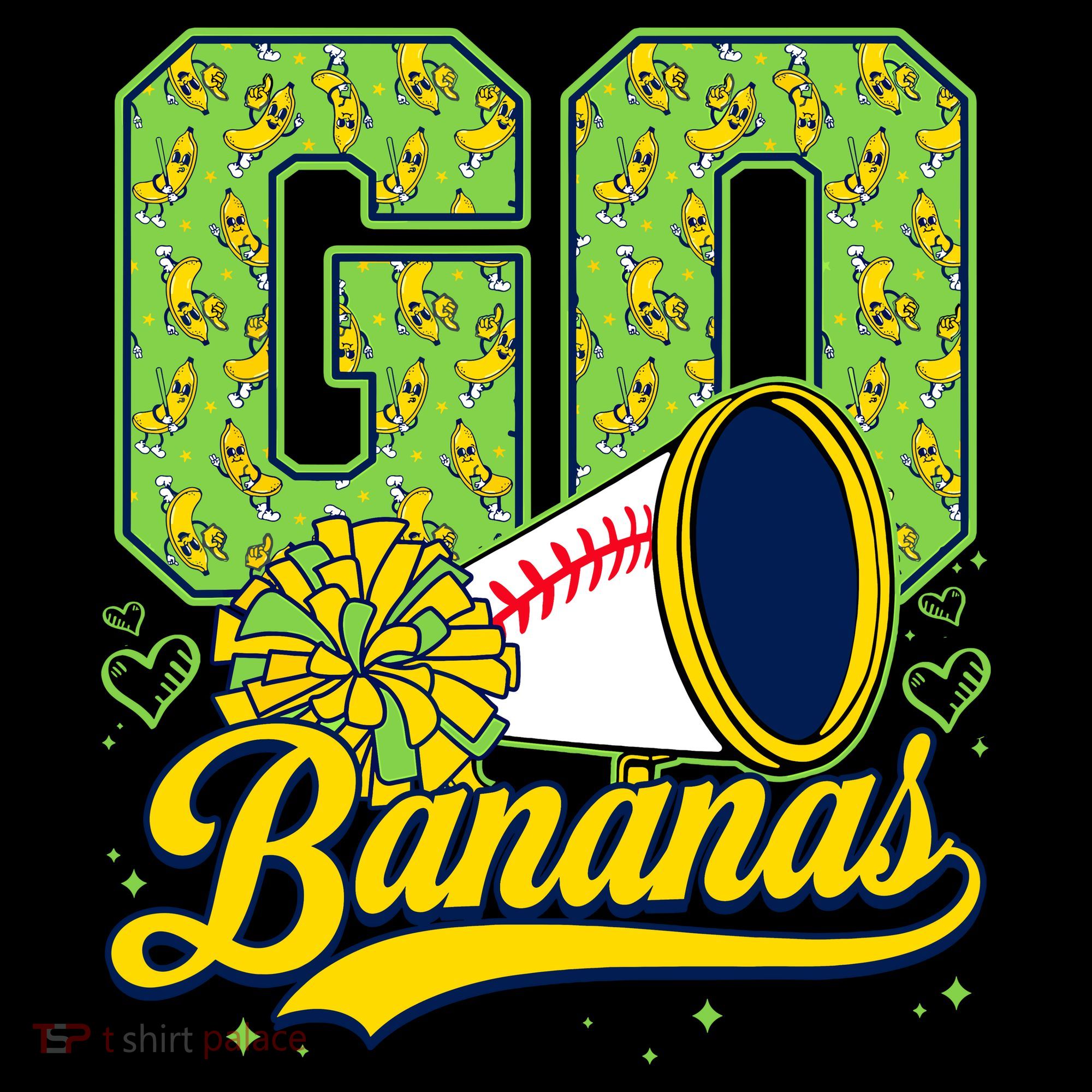 Funny LetS Go Bananas Graphic Apron