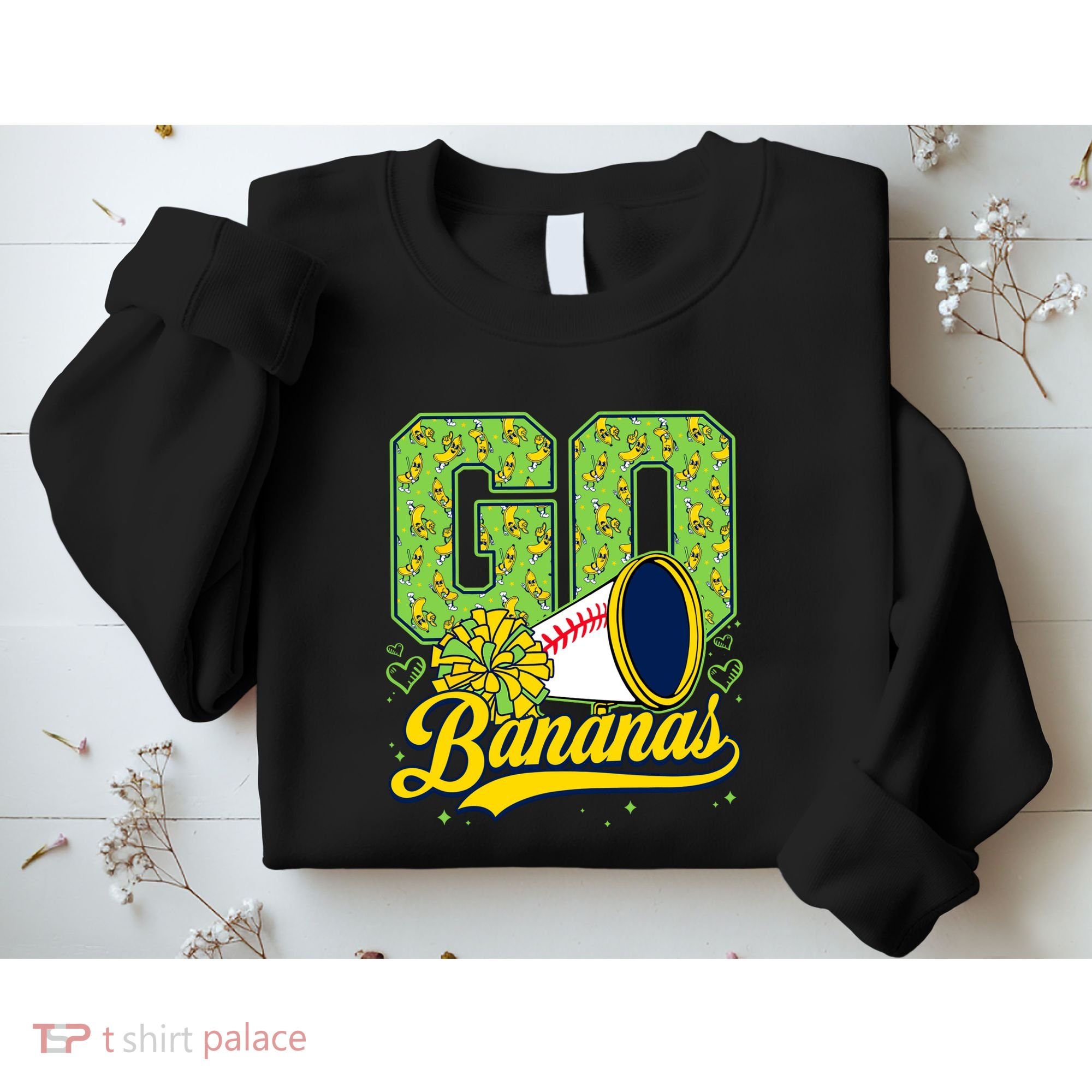 Funny LetS Go Bananas Graphic Sweatshirt