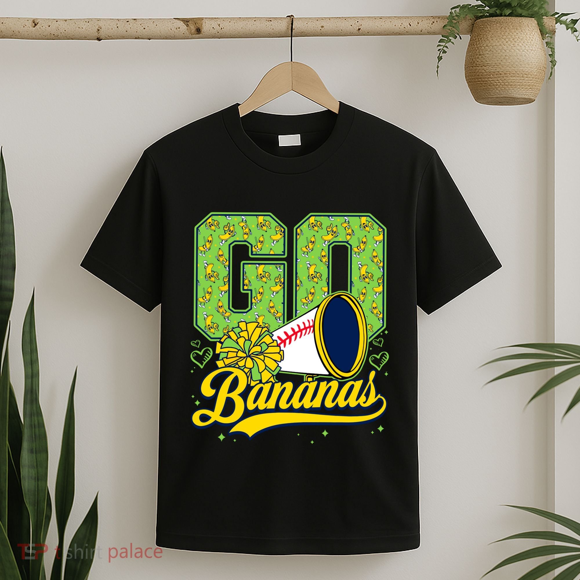Funny LetS Go Bananas Graphic T-Shirt