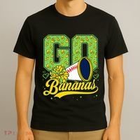 Funny LetS Go Bananas Graphic T-Shirt thumb 3