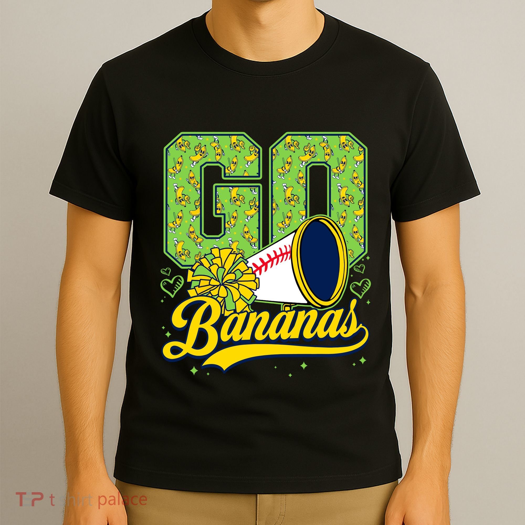 Funny LetS Go Bananas Graphic T-Shirt