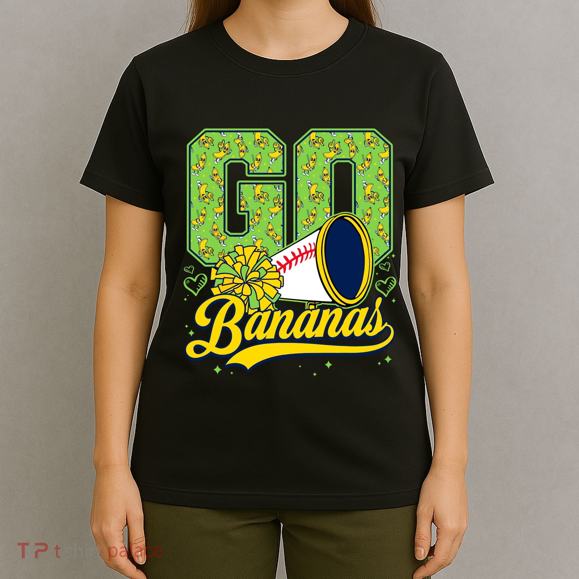 Funny LetS Go Bananas Graphic T-Shirt