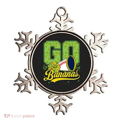 Funny LetS Go Bananas Graphic Ornament