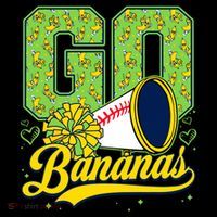 Funny LetS Go Bananas Graphic Women's Tank Top thumb 5