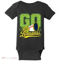 Funny LetS Go Bananas Graphic Baby Bodysuit thumb 0