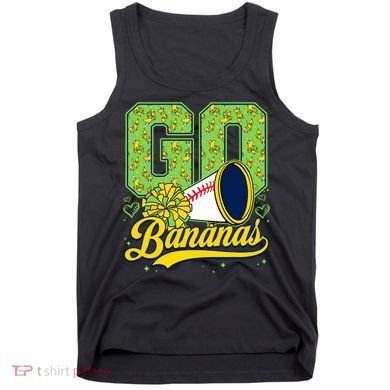 Funny LetS Go Bananas Graphic Tank Top