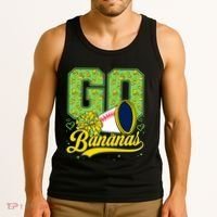 Funny LetS Go Bananas Graphic Tank Top thumb 3