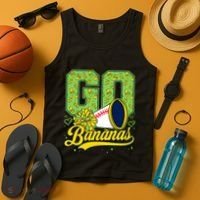 Funny LetS Go Bananas Graphic Tank Top thumb 4