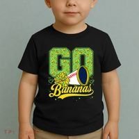 Funny LetS Go Bananas Graphic Toddler T-Shirt thumb 2