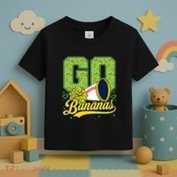 Funny LetS Go Bananas Graphic Toddler T-Shirt thumb 3