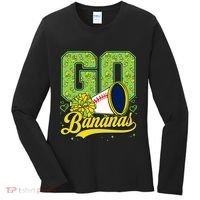 Funny LetS Go Bananas Graphic Women's Long Sleeve Shirt thumb 0