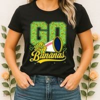 Funny LetS Go Bananas Graphic Women's T-Shirt thumb 2