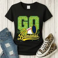 Funny LetS Go Bananas Graphic Women's T-Shirt thumb 3