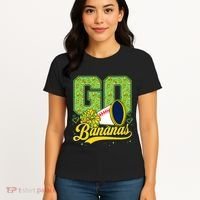 Funny LetS Go Bananas Graphic Women's T-Shirt thumb 4