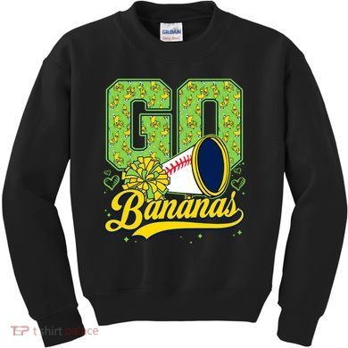 Funny LetS Go Bananas Graphic Kids Sweatshirt