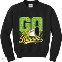 Funny LetS Go Bananas Graphic Kids Sweatshirt thumb 0
