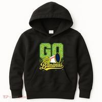 Funny LetS Go Bananas Graphic Kids Hoodie thumb 0