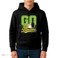Funny LetS Go Bananas Graphic Kids Hoodie thumb 4