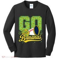 Funny LetS Go Bananas Graphic Kids Long Sleeve Shirt thumb 0