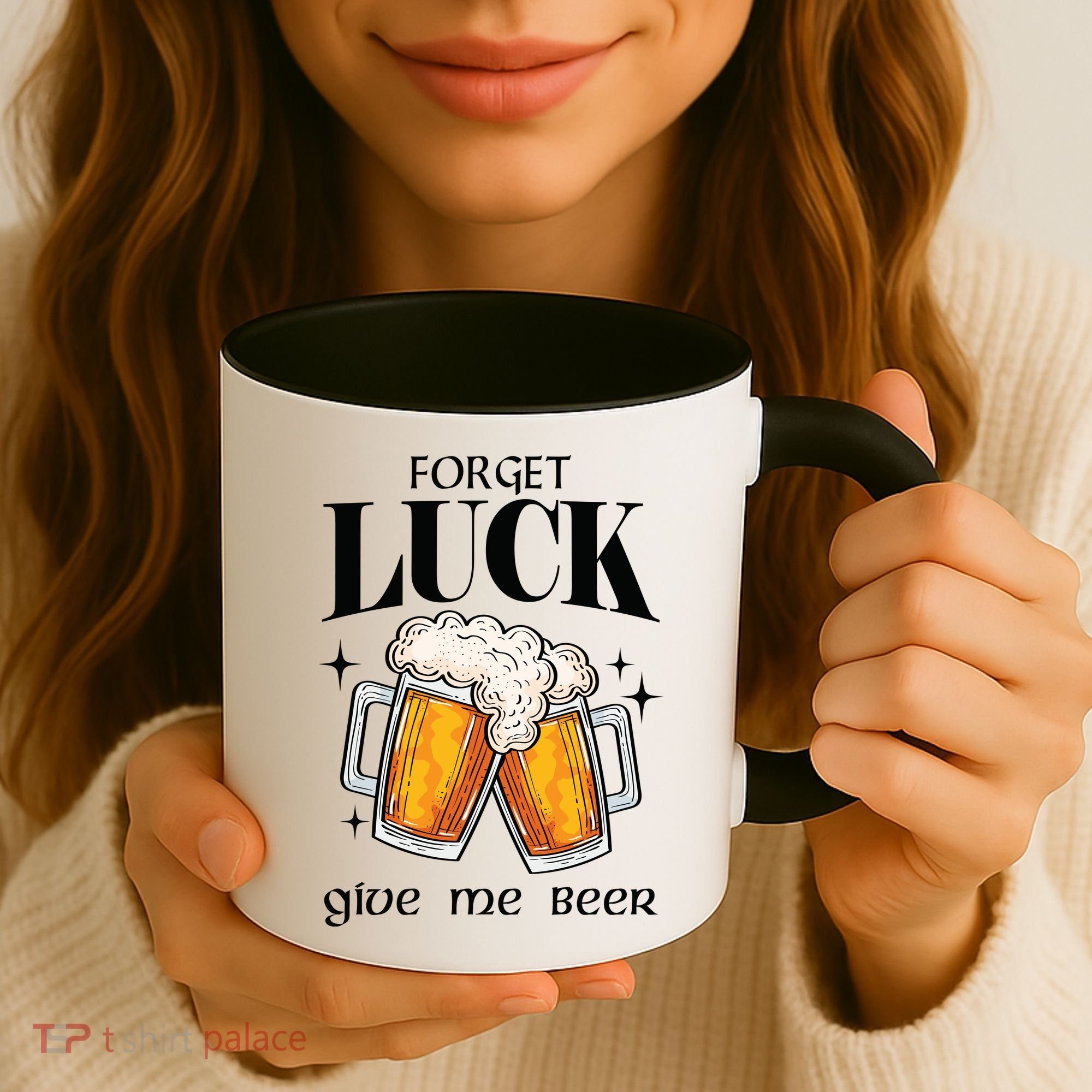 Forget Luck Give Me Beer St Patricks Day Coffee Mug