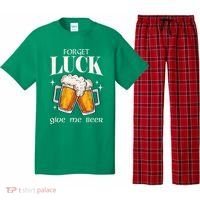 Forget Luck Give Me Beer St Patricks Day Pajama Set thumb 0