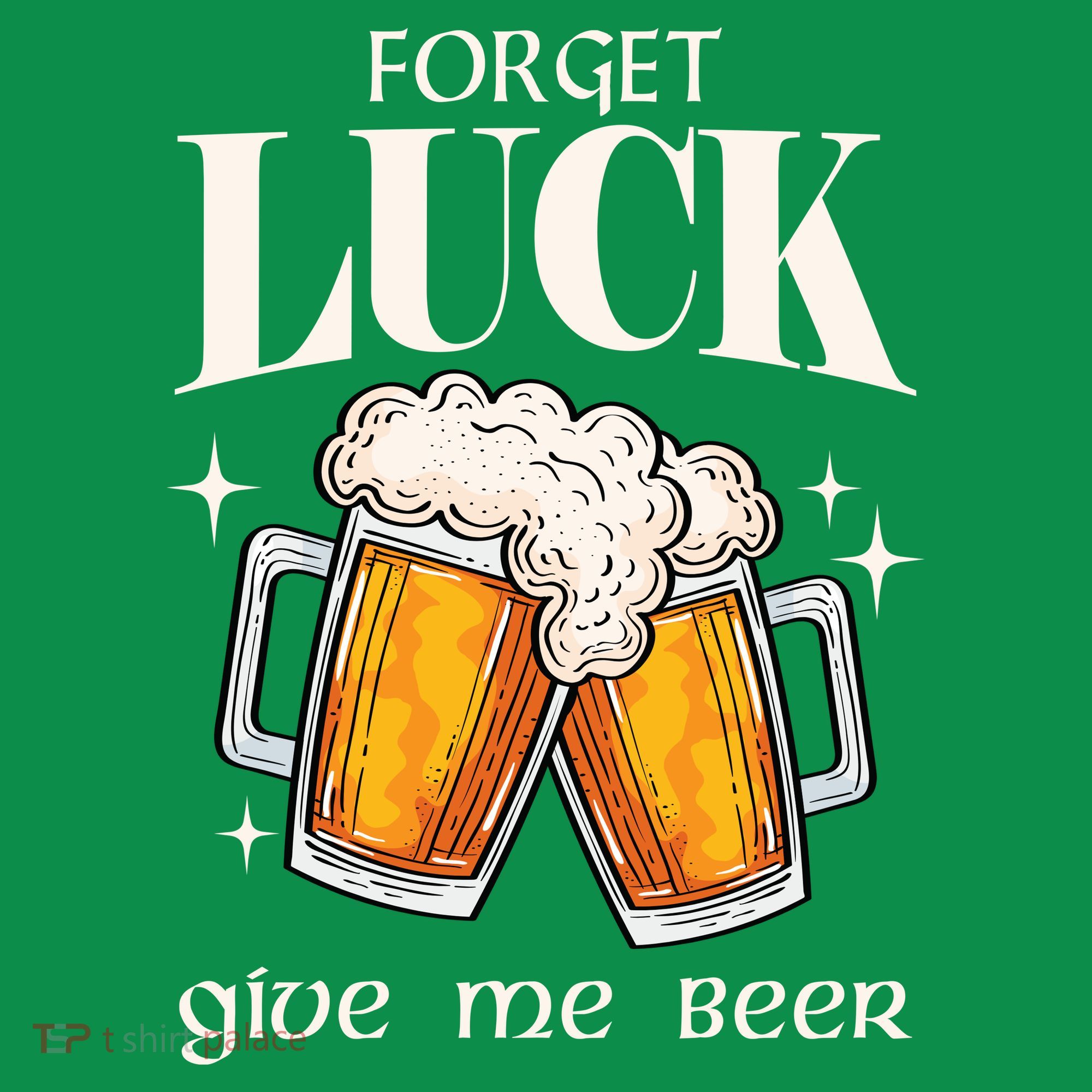Forget Luck Give Me Beer St Patricks Day Baby Bodysuit