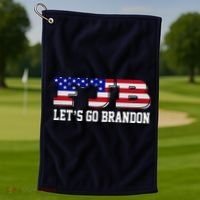 FJB Let's Go Brandon Golf Towel thumb 1