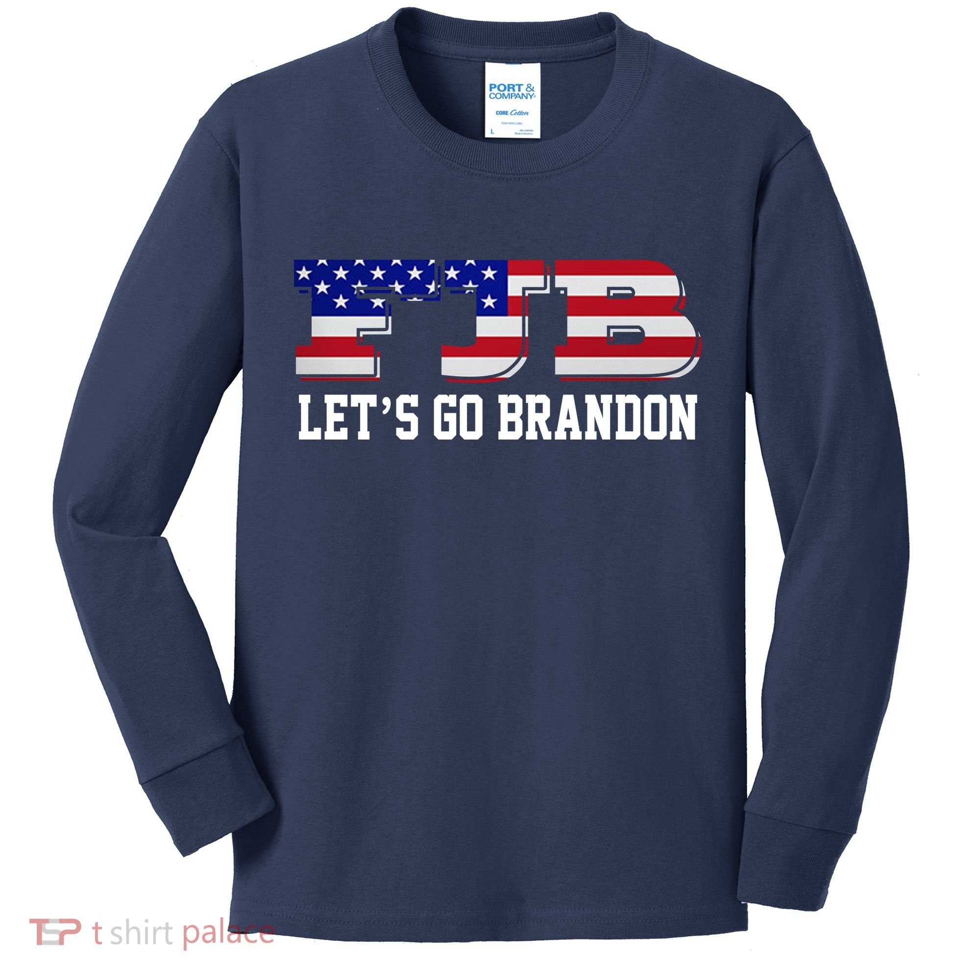 FJB Let's Go Brandon Kids Long Sleeve Shirt